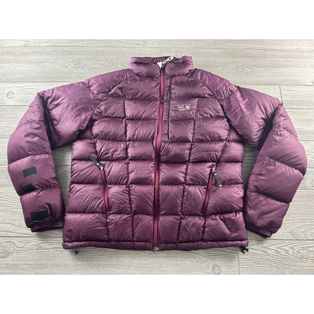 Mountain Hardwear Jacket Womens XL Purple Down Puffer Quilted Coat